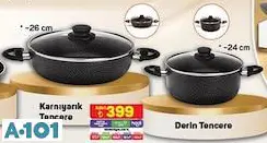 CEM NERO KARNIYARIK/DERİN TENCERE 26 CM CEM NERO KARNIYARIK/DERİN TENCERE 26 CM